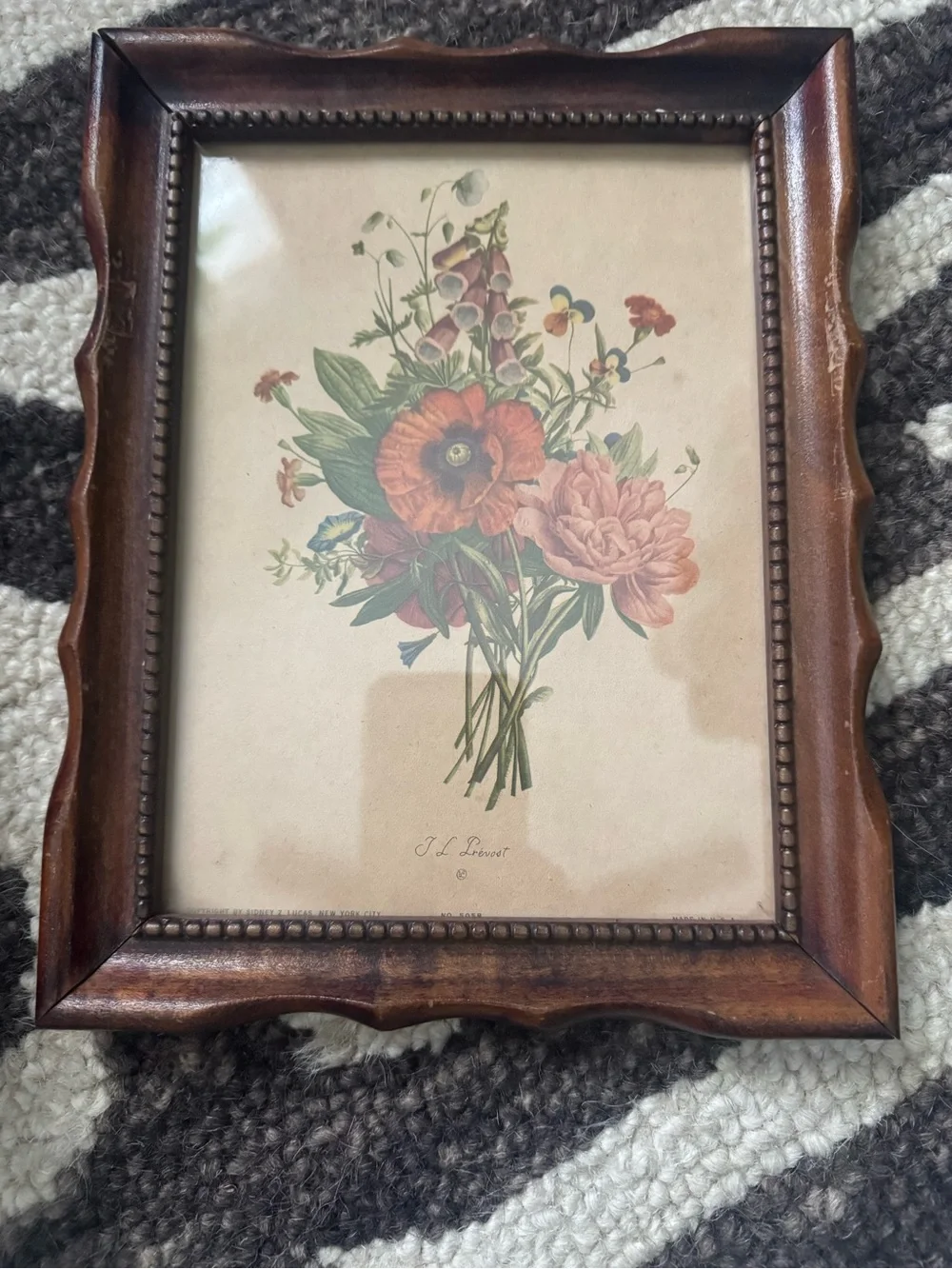 Vintage J.L Provost Floral prints (set of 3)
